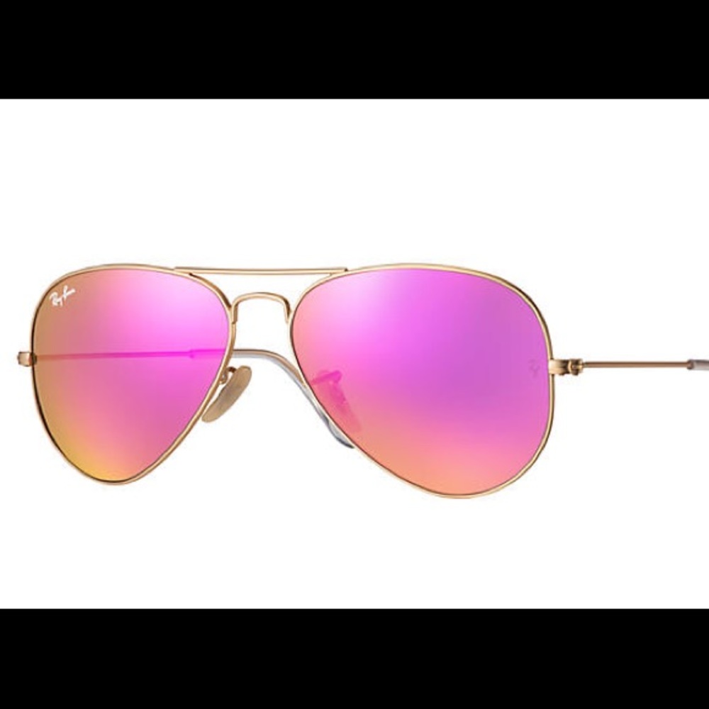 Pink RAY-BAN AVIATORS *Like New*